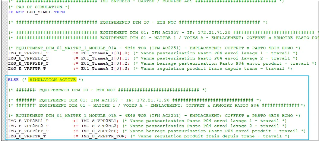 Simulation active IFM AC1357
