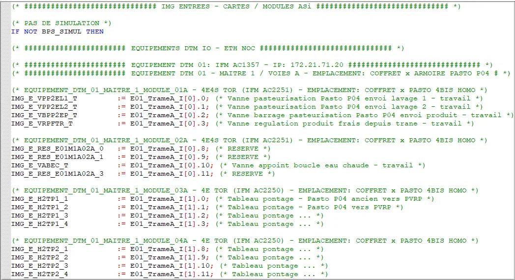 Entrées IFM AC1357 modules ASi