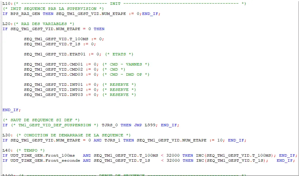 step 0 init sequence