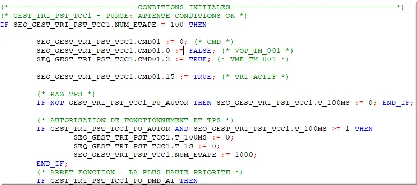 step 100 nommage correct