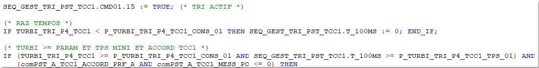 Exemple de séparateur correct