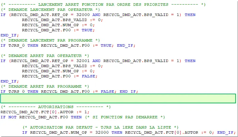 Séparateur 2 lignes inter zones