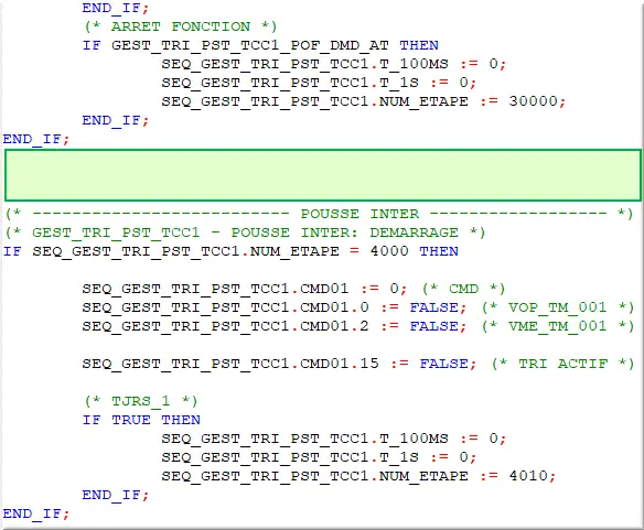 Séparateur 3 lignes entre fonctions